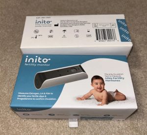Inito Reviews Fertility Tracker on Rug